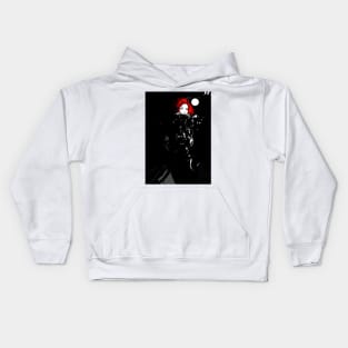 Astro-nought. Digital Female Figure art. Kids Hoodie